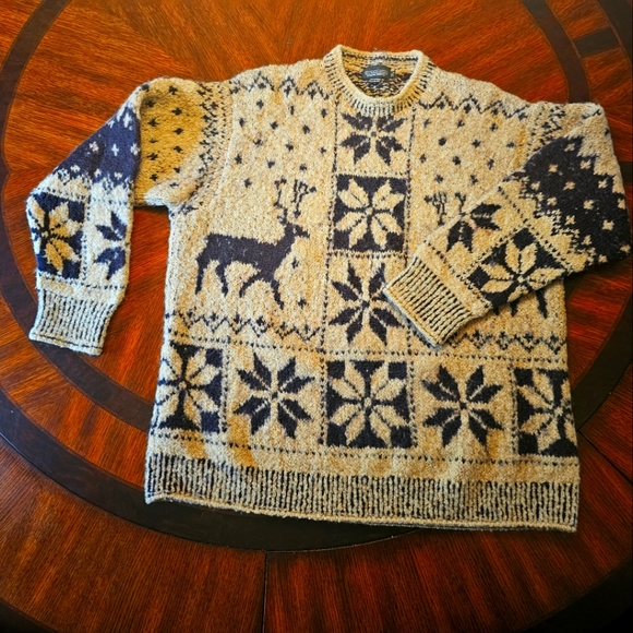 Men's J Peterman XL Wool Sweater - Picture 1 of 3